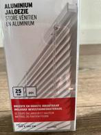 2st alluminium jaloezie nieuw wit 100x130, Ophalen, Nieuw, Wit