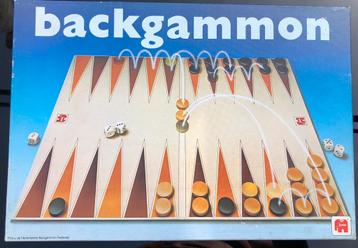 Backgammon origineel Jumbo houten Speelstenen  