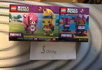Lego fortnite Brickheadz 40760 en 40728 NIEUW beschikbaar voor biedingen