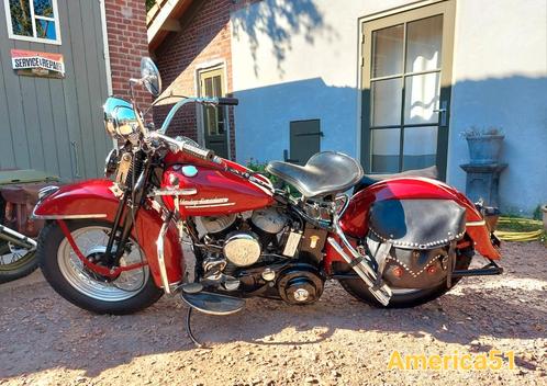 In top staat 1951 Harley-Davidson WL 750 (WLA - WLC - UL), Motoren, Motoren | Oldtimers, Overig, 12 t/m 35 kW, 2 cilinders, Ophalen