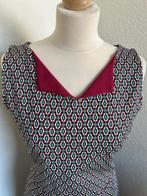 King Louie maat L rode elegante retro jurk 2434, Maat 42/44 (L), Ophalen of Verzenden, Zo goed als nieuw, Knielengte