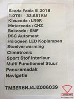 skoda fabia 2018 sport schakelaar dashboard 6v0927132c, Ophalen of Verzenden, Gebruikt, Skoda