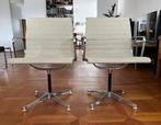 Herman Miller/Eames stoelen EA107 chroom hopsak creme, Ophalen, Gebruikt, Twee, Overige kleuren