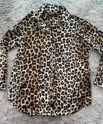 NIEUW, zijde-achtige panterprint blouse van de Zara, maat S, Nieuw, Zara, Ophalen of Verzenden, Maat 36 (S)