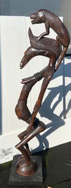Afrikaans houten beeld, Antiek en Kunst, Kunst | Beelden en Houtsnijwerken, Ophalen
