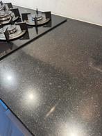 Composiet zwart stenen aanrechtblad 3.30m x 0.7 m, Huis en Inrichting, Keuken | Keukenelementen, Ophalen, Gebruikt, Zwart, 200 cm of meer