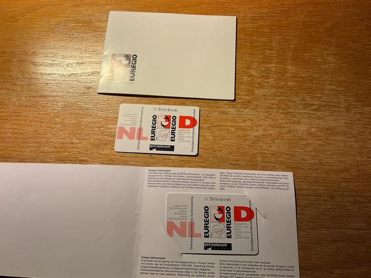 PTT Telecom Euregio Telefoonkaarten, Verzamelen, Telefoonkaarten, Nederland, Ophalen
