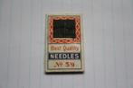 OUDE VERPAKKING MET NAALDEN, Ophalen of Verzenden, Gebruikt, Garen of Naald(en)