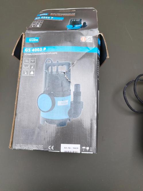 GÜDE GS 4003 P Dompelpomp - Zo Goed Als Nieuw, Doe-het-zelf en Verbouw, Overige Doe-het-zelf en Verbouw, Zo goed als nieuw, Ophalen of Verzenden