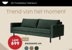 Bank Troubadour interieurs, Ophalen, Driepersoons, 75 tot 100 cm, Zo goed als nieuw