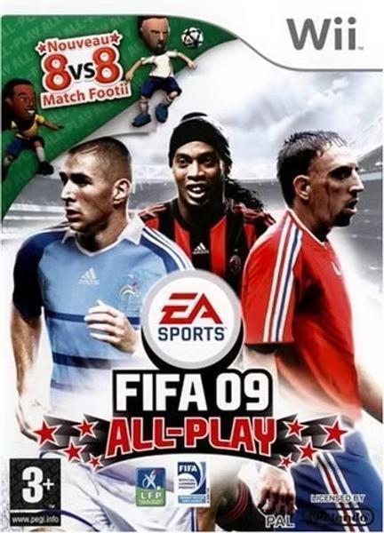 Nintendo Wii fifa 09, Spelcomputers en Games, Games | Nintendo Wii, Zo goed als nieuw, Sport, 3 spelers of meer, Vanaf 3 jaar