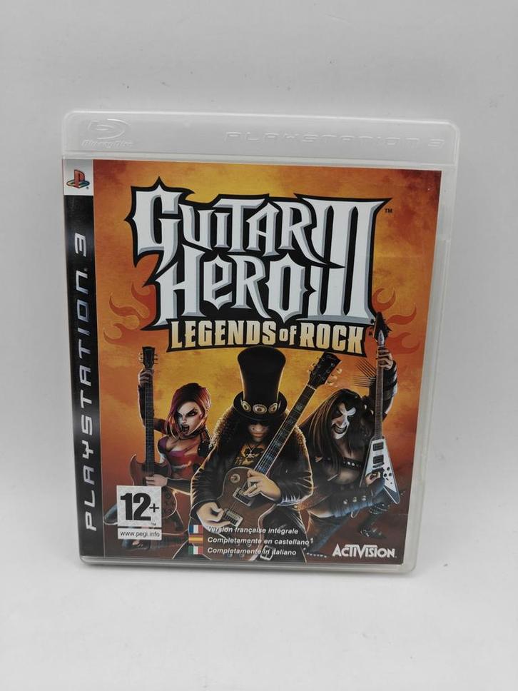 Guitar Hero III: Legends of Rock - PS3, Spelcomputers en Games, Games | Sony PlayStation 3, Gebruikt, Muziek, 1 speler, Vanaf 12 jaar