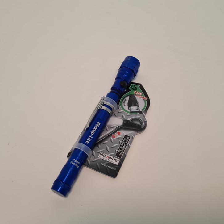 PickUp-Lite Original Blauw PL-888 | Magnetische Zaklamp, Caravans en Kamperen, Zaklampen, Accu, Ophalen of Verzenden