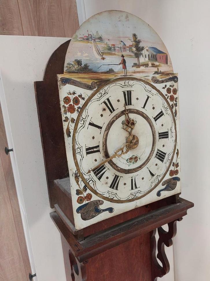 Antieke Friese Stoelklok, Antiek en Kunst, Antiek | Klokken, Ophalen