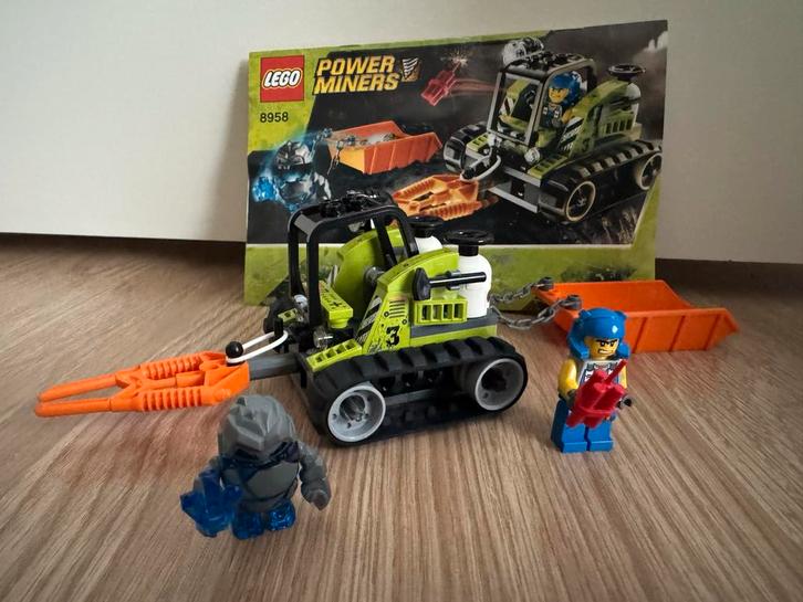 Lego Power Miners 8958 - Granite Grinder, Kinderen en Baby's, Speelgoed | Duplo en Lego, Gebruikt, Lego, Complete set, Ophalen of Verzenden