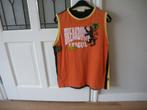 leuk mouwloos oranje vakantie shirt medium basic style, Ophalen of Verzenden, Zo goed als nieuw, Maat 48/50 (M), Oranje