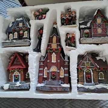 Kerst huisjes. beschikbaar voor biedingen