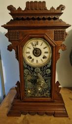 Antieke Ansonia 'Gingerbread' schoonsteenklok., Antiek en Kunst, Antiek | Klokken, Ophalen