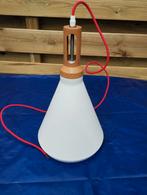 Witte lamp, Huis en Inrichting, Lampen | Wandlampen, Gebruikt, Ophalen