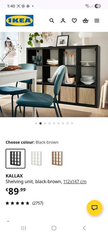 Ikea Kallax Boekenkast - Praktisch & Stijlvol! beschikbaar voor biedingen