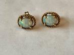 Gouden oorbellen Opaal, Verzenden, Zo goed als nieuw, Met edelsteen, Knopjes of Stekers