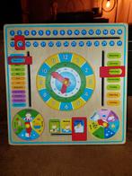 Houten kalender seizoenen klok educatief., Ophalen of Verzenden