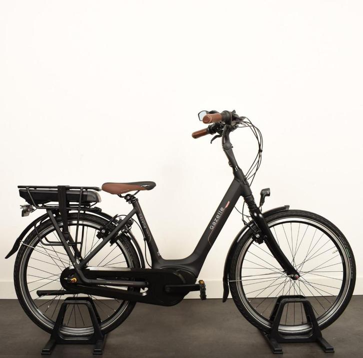 Gazelle Orange C8 26 inch met slechts 900KM Dames Mat zwart, Fietsen en Brommers, Elektrische fietsen, Gebruikt, Gazelle, Minder dan 47 cm