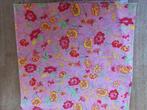 Bizzkids - NIEUW -roze stof met rode / gele / groene bloemen, Nieuw, Ophalen of Verzenden, 30 tot 120 cm, Katoen