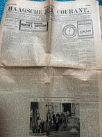 Oude krant - Haagsche Courant 1938, Ophalen of Verzenden, Gelezen, Krant