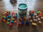Playtive houten bouwblokken + houten trein, Kinderen en Baby's, Speelgoed | Houten speelgoed, Overige typen, Ophalen of Verzenden