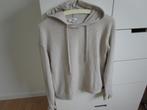 Beige fijngebreide trui met capuchon maat XS, Beige, Ophalen of Verzenden, Zo goed als nieuw, Maat 34 (XS) of kleiner