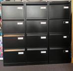 Bisley archiefkasten – 2 stuks, 4 laden per kast, Huis en Inrichting, Kasten | Roldeurkasten en Archiefkasten, Ophalen, 50 tot 100 cm