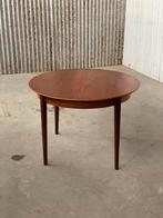 Vintage uitschuifbare tafel rond teak pastoe cees braakman, Huis en Inrichting, Tafels | Eettafels, Ophalen, Aalsmeer, Pastoe