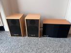 3 Teufel THX speakers: 1x M500 & 2x M300D met standaard, Overige merken, Ophalen of Verzenden, Zo goed als nieuw, 120 watt of meer