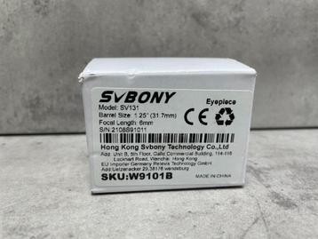 SVBONY SV131 Oculair 6mm – 1.25” – Nieuw in Doos beschikbaar voor biedingen