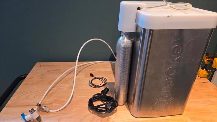 Complete Quooker Cube voor bruisend en gekoeld water!, Witgoed en Apparatuur, Bruiswatermachines, Gebruikt, Ophalen