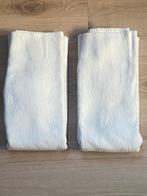 2x cremekleurig dekentje voor wieg 70x85 cm, Kinderen en Baby's, Babywiegjes en Ledikanten, Ophalen, Zo goed als nieuw, Ledikant