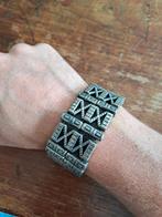 Stoere vintage armband mannen, Ophalen of Verzenden, Gebruikt, Zilver