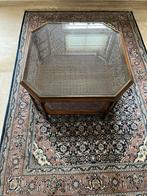 Rotan salontafel met glasplaat, Ophalen