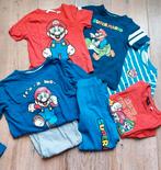 Super Mario 3 shirts + 2 pyjama's maat 104 maat 116, Ophalen of Verzenden, Zo goed als nieuw