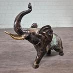 26000 Beeld Sculptuur indische Olifant Brons 0,70 m, Antiek en Kunst, Kunst | Beelden en Houtsnijwerken, Ophalen of Verzenden