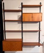 Poul Cadovius by Royal System vintage modulair wandsysteem, Gebruikt, 200 cm of meer, 150 tot 200 cm, Teakhout