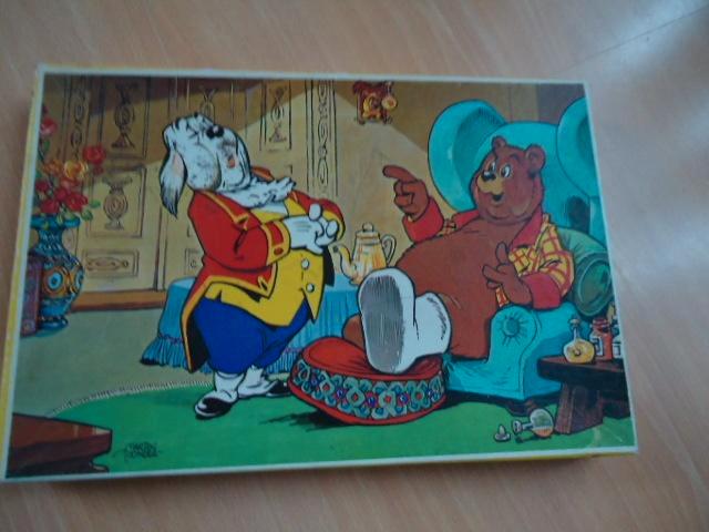 Heer Olivier B. Bommel en butler Joost puzzel Marten Toonder, Verzamelen, Stripfiguren, Olivier B, Bommel en Tom Poes, Ophalen of Verzenden