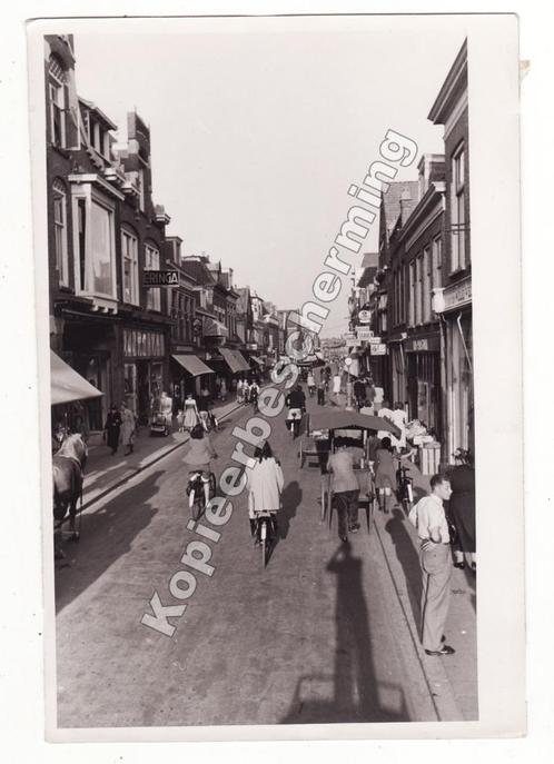 Sneek Oosterdijk grote oude foto met winkel Eringa, Verzamelen, Foto's en Prenten, Gebruikt, Foto, Gebouw, Verzenden