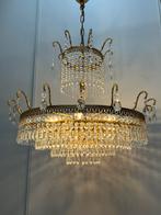 2 beschikbaar! Vintage xl kristallen pegels Zakkroonluchter, Huis en Inrichting, Lampen | Kroonluchters, Ophalen of Verzenden