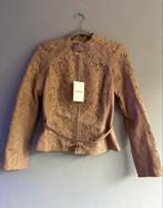 Valentino leather jacket / leren jas. Nieuw!, Ophalen, Nieuw, Maat 38/40 (M), Beige