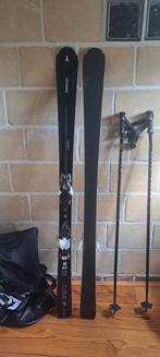 Atomic Cloud 9 ski zwart 157 cm met Leki stokken zwart, Sport en Fitness, 140 tot 160 cm, Stokken, Zo goed als nieuw, Ophalen