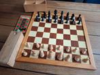 Schaakspel schaken spel bordspel staunton vintage dammen, Hobby en Vrije tijd, Gezelschapsspellen | Bordspellen, Ophalen of Verzenden