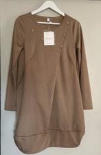 Aparte bruine jurk, Maat 38/40 (M), Bruin, Nieuw, Ophalen of Verzenden
