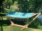 Nieuwe handgemaakte hangmatstandaard Douglas hout + hangmat, Tuin en Terras, Hangmatten, Ophalen, Nieuw